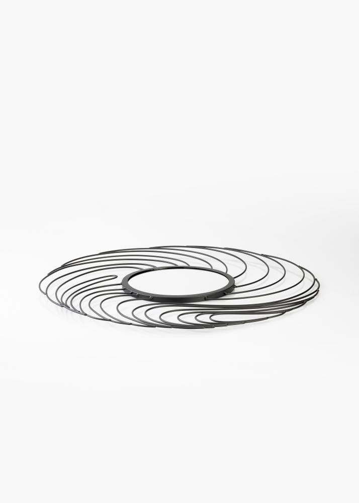 KAILA Spegel Storm - Svart 50 cm Ø