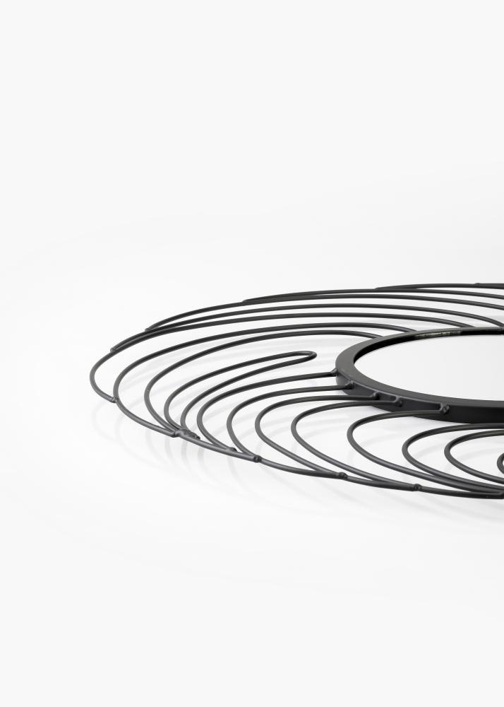 KAILA Spegel Storm - Svart 50 cm Ø