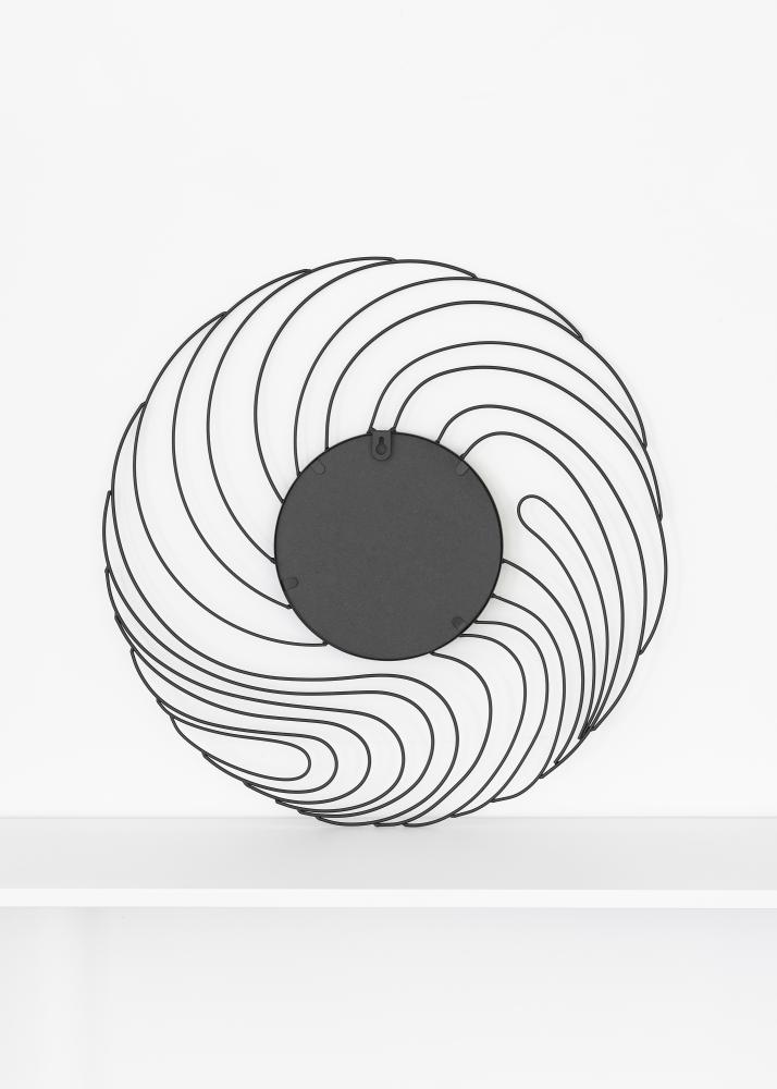 KAILA Spegel Storm - Svart 50 cm Ø