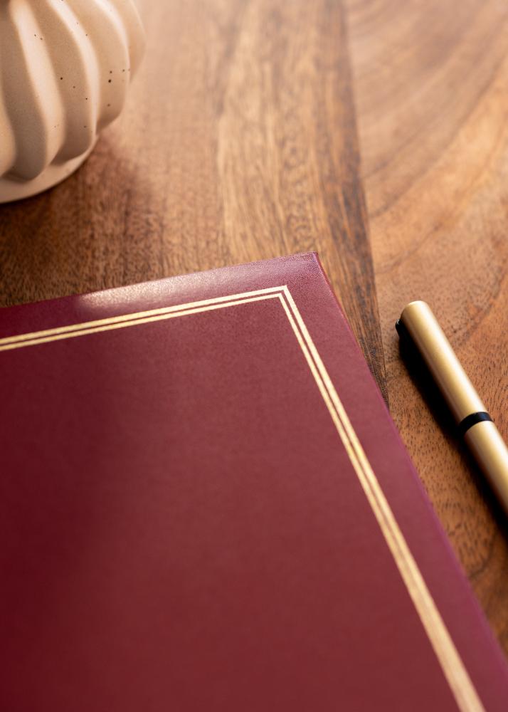 Classico Album Röd - 30x33 cm (100 Vita sidor / 50 blad)