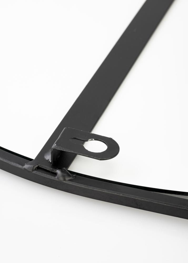 KAILA Rund Spegel med hylla - Svart 35x55 cm