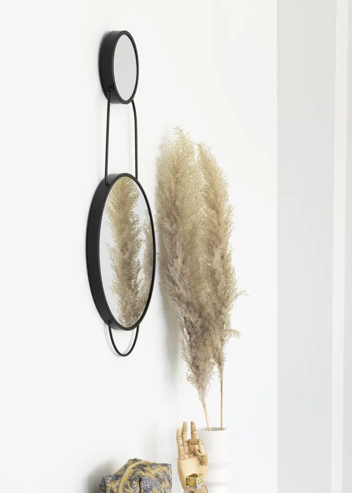 KAILA Spegel Combination - Svart 35x71 cm