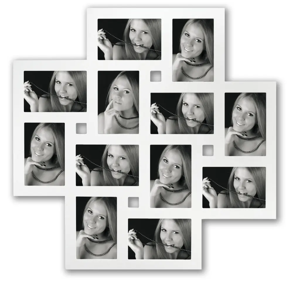 Milano Collageram Akrylglas Vit - 12 Bilder