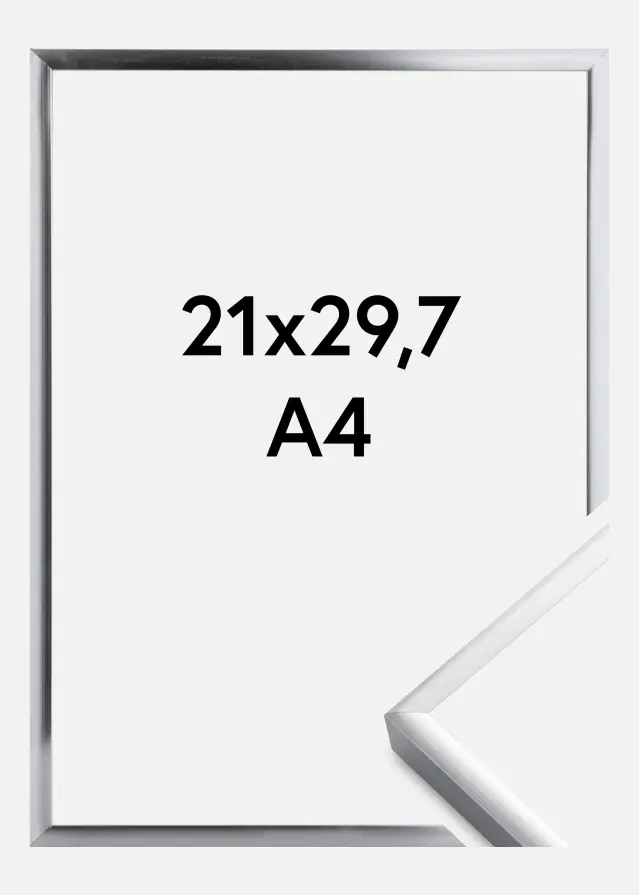 Ram Poster Frame Aluminum Silver 21x29,7 cm (A4)