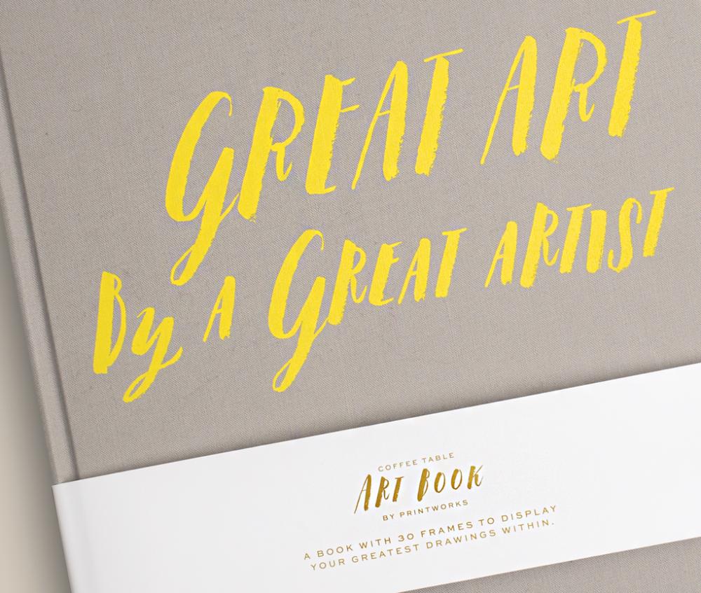 Great Art By A Great Artist - A Coffee Table Art Book (60 sidor / 30 blad)