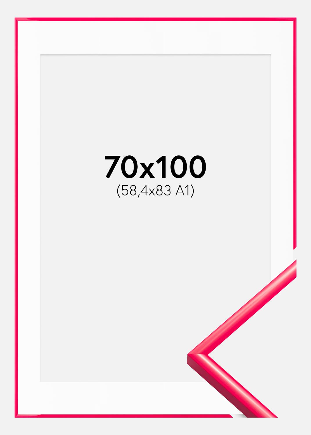 Product Image for Ram New Lifestyle Hot Pink 70x100 cm - Passepartout Vit 59,4x84 cm (A1)