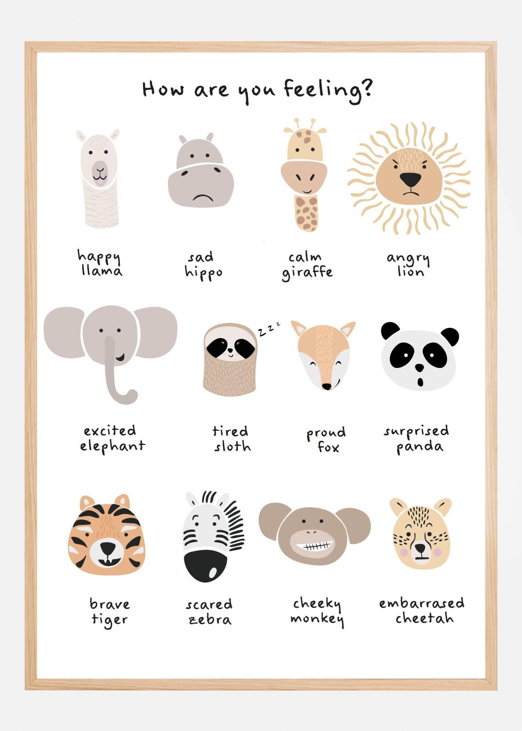 Product Image for Childrens calming meditation emotions Poster (50x70 cm)