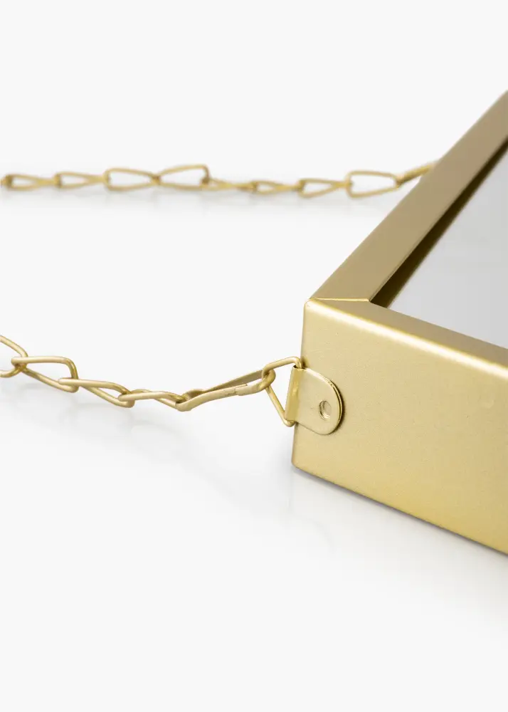 KAILA Spegel Hex Chain - Guld 39x45 cm