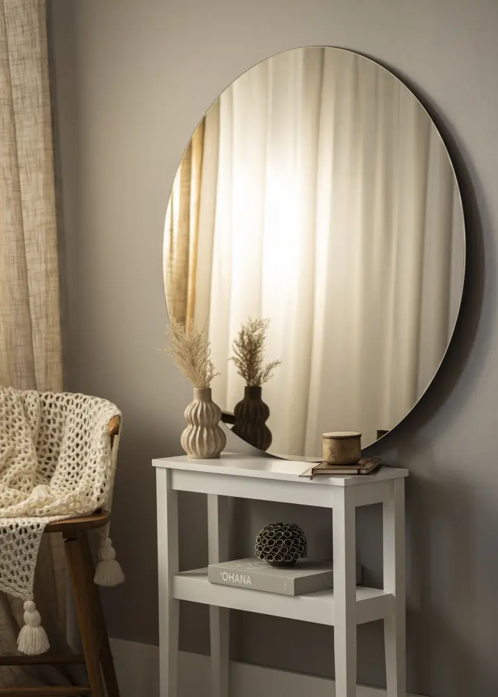 KAILA Rund Spegel Dark Bronze 110 cm Ø
