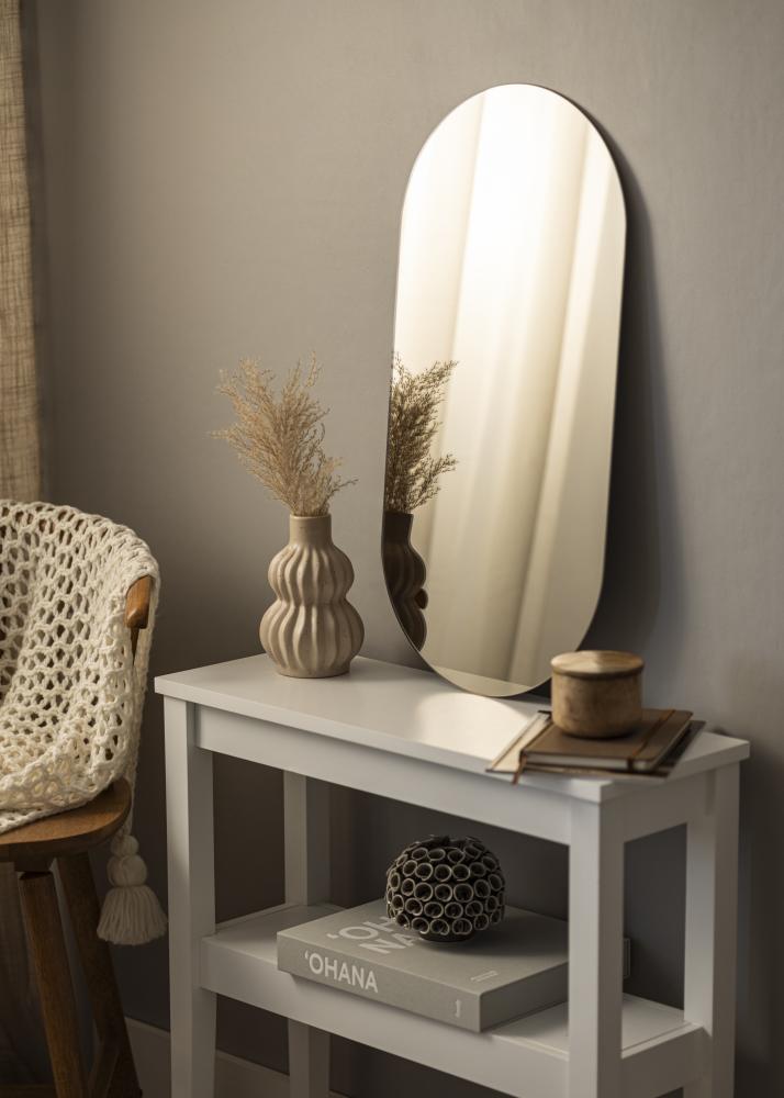 KAILA Spegel Oval Dark Bronze 35x70 cm