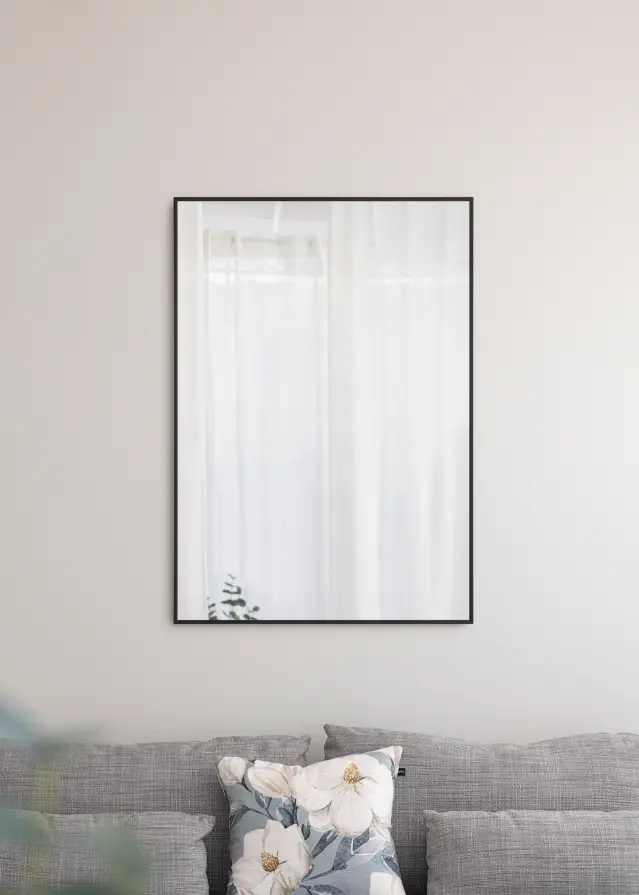 Spegel Chicago Matt Svart 71x101 cm
