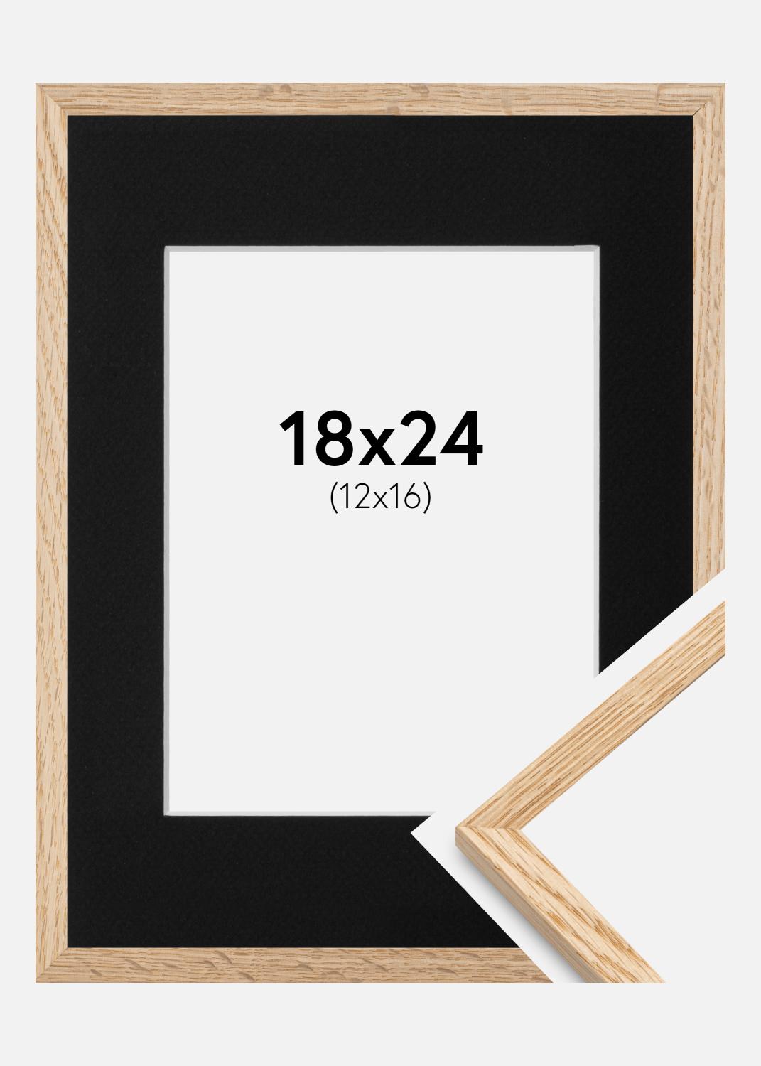 Product Image for Ram Tunn Ek 18x24 cm - Passepartout Svart 13x17 cm