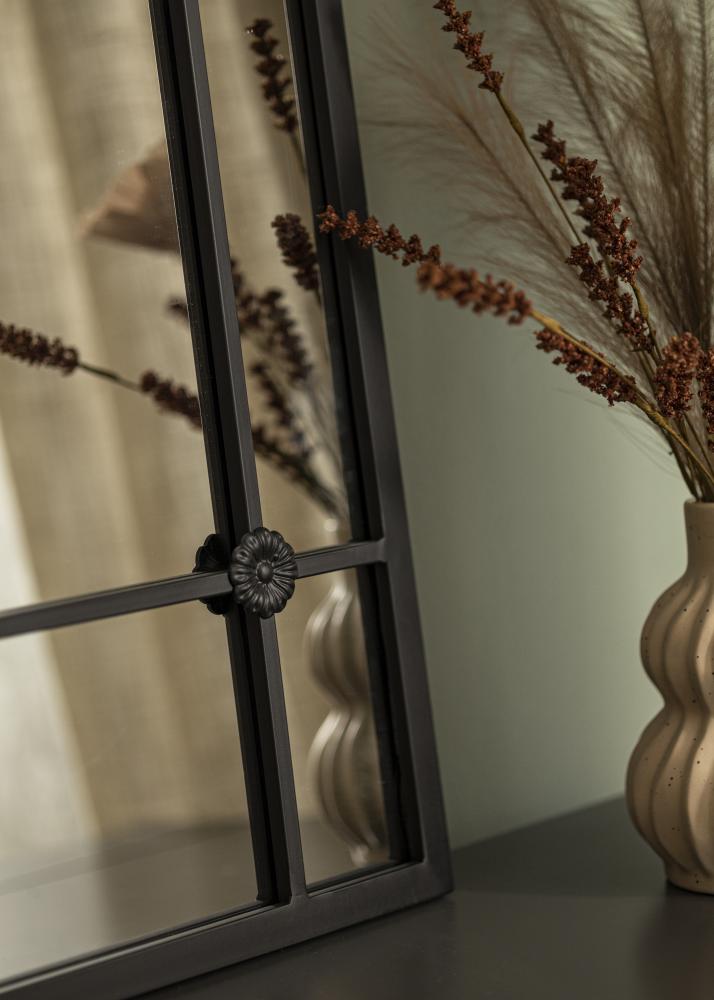 Spegel Fairytale Window Svart 60x100 cm