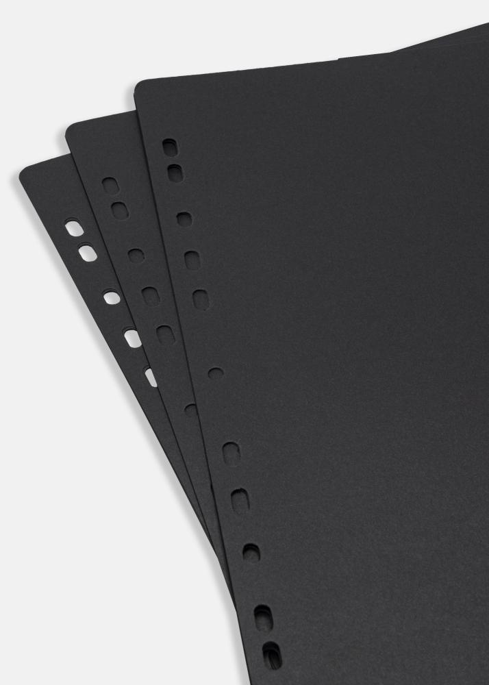 Albumblad - 25 Svarta ark