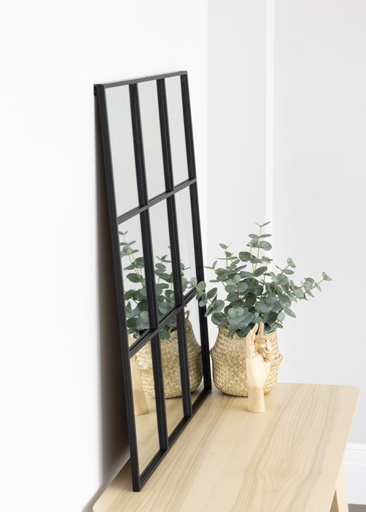 KAILA Spegel Squares - Svart 90x90 cm