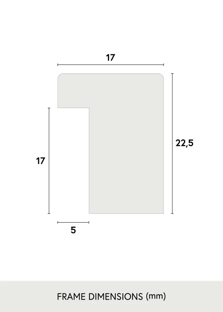 Ram Grimsåker Ek 32,9x48,3 cm (A3+)