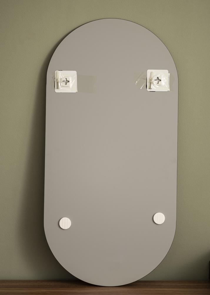 KAILA Spegel Oval Dark Bronze 35x70 cm