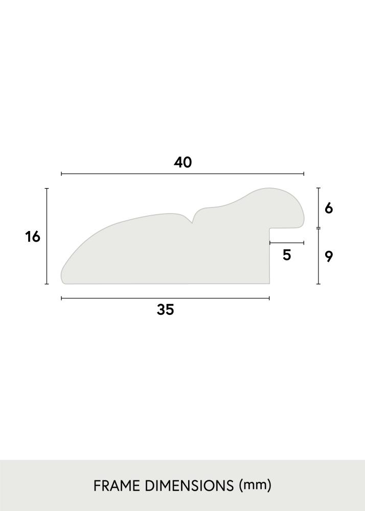 Ram Oda Antique Vit 60x80 cm