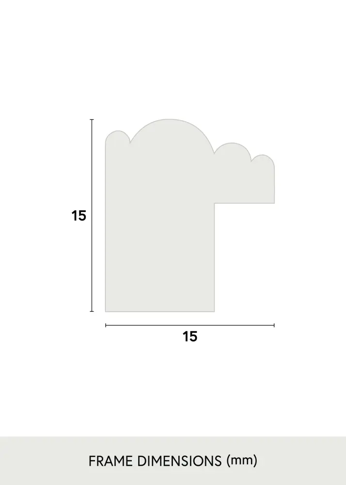 Ram Classic Guld 20x20 cm