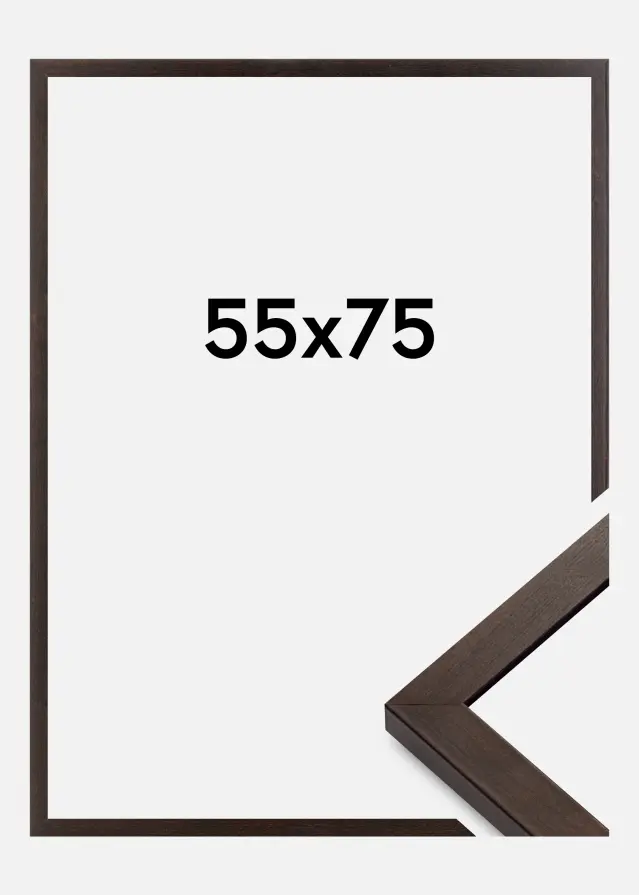 Ram Selection Akrylglas Valnöt 55x75 cm