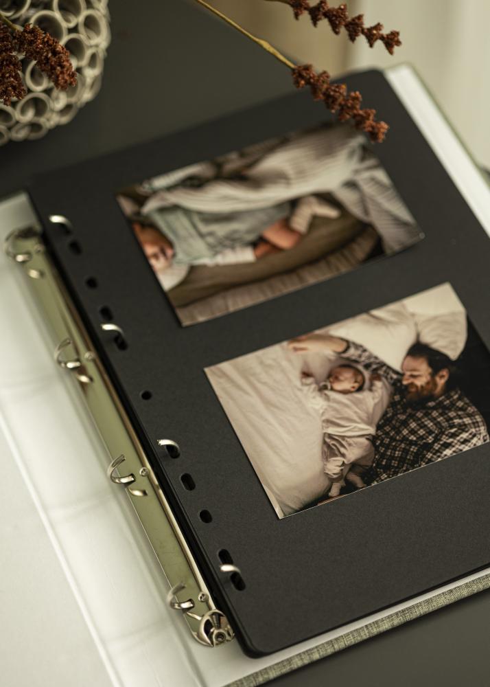 Albumblad - 25 Svarta ark