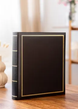 Classico Album Svart - 32x34 cm (100 Vita sidor / 50 blad)