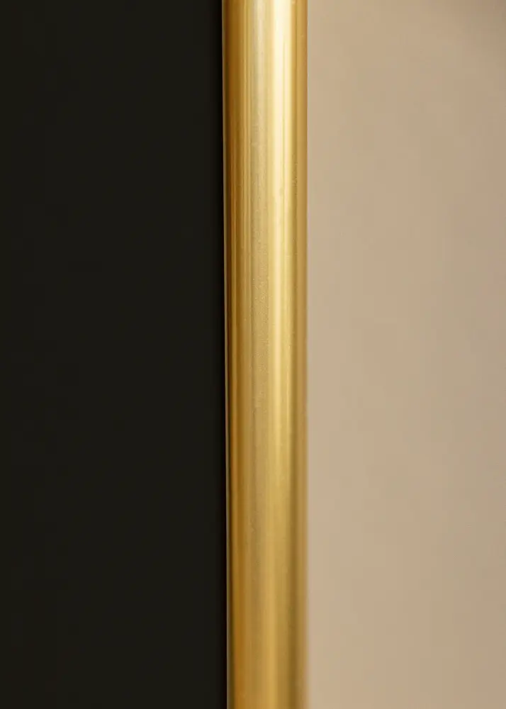 Ram Victoria Guld 70x100 cm - Passepartout Svart 59,4x84 cm (A1)