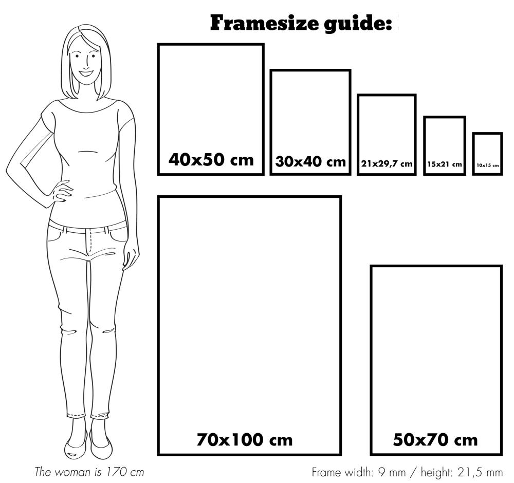 Ram Barkö Koppar 40x50 cm