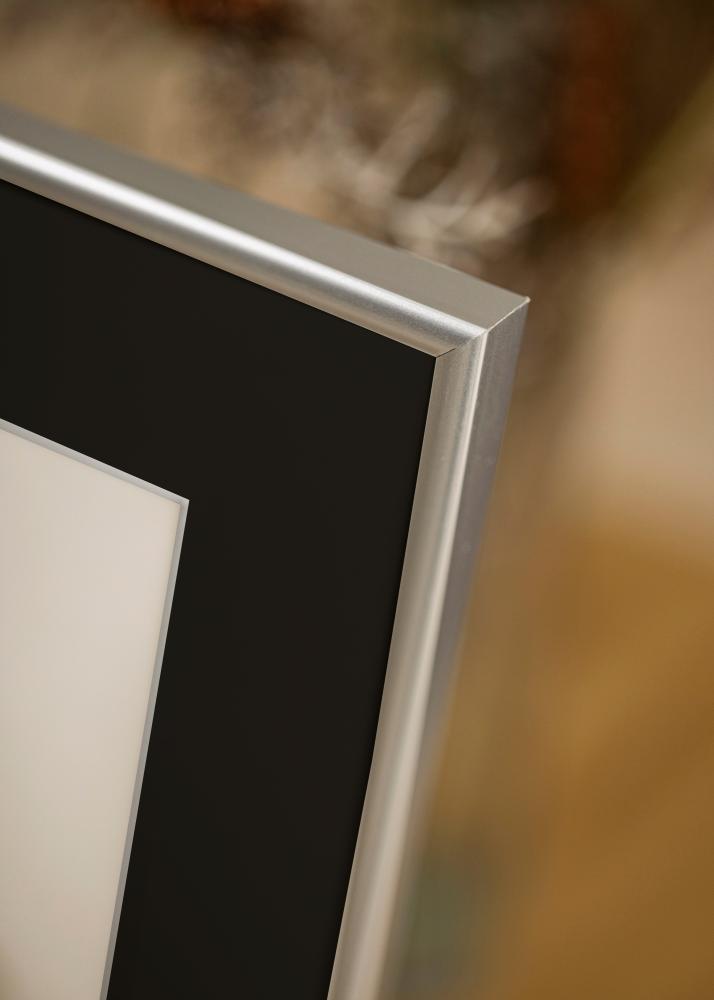 Ram Victoria Silver 30x40 cm - Passepartout Svart 20x28 cm