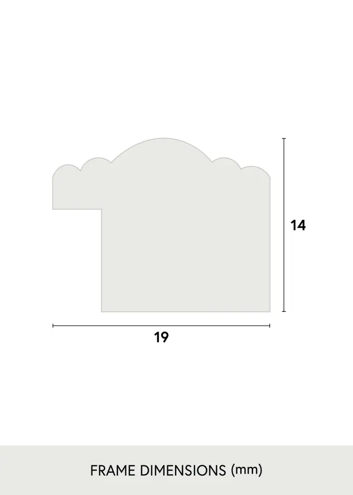 Ram Tango Svart 18x24 cm