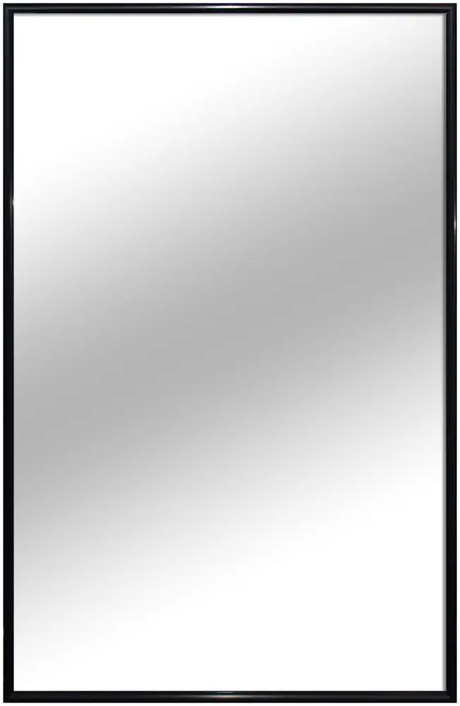 Spegel Narrow Svart 35,5x50,5 cm