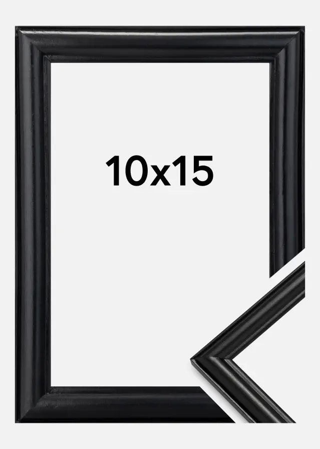 Ram Line Svart 10x15 cm