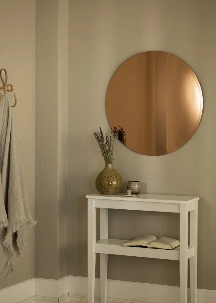 KAILA Rund Spegel Rose Gold Deluxe 70 cm Ø