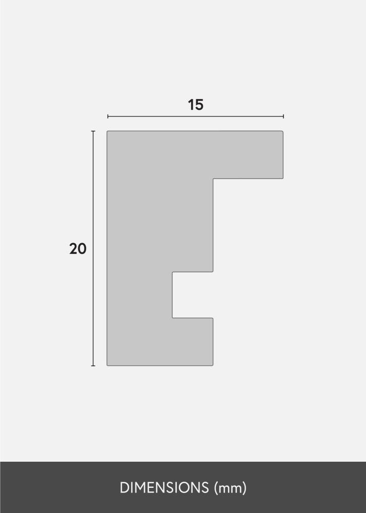 Ram Ares Akrylglas Valnöt 21x29,7 cm (A4)