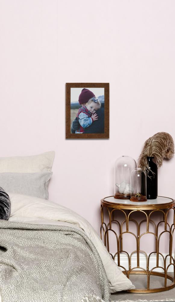 Ram Ribe Ljusbrun Rotfanér - Valfri Storlek