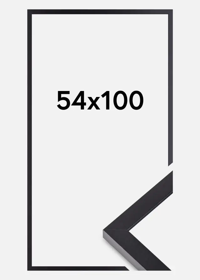 Ram Selection Akrylglas Svart 54x100 cm