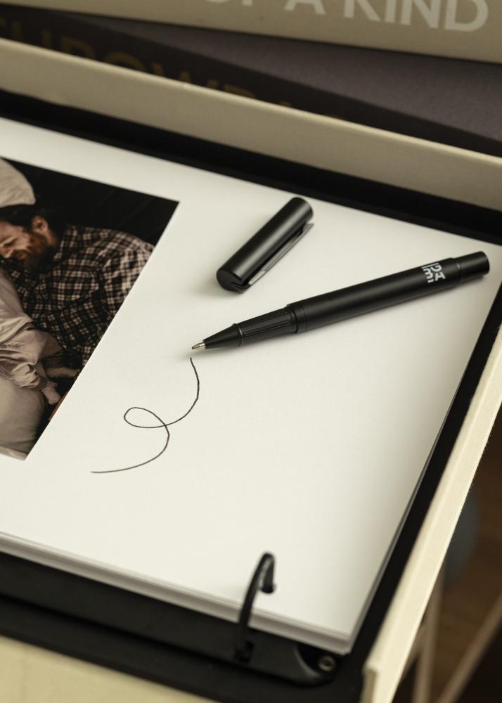 BGA Albumpenna Metallisk Svart - 1 mm