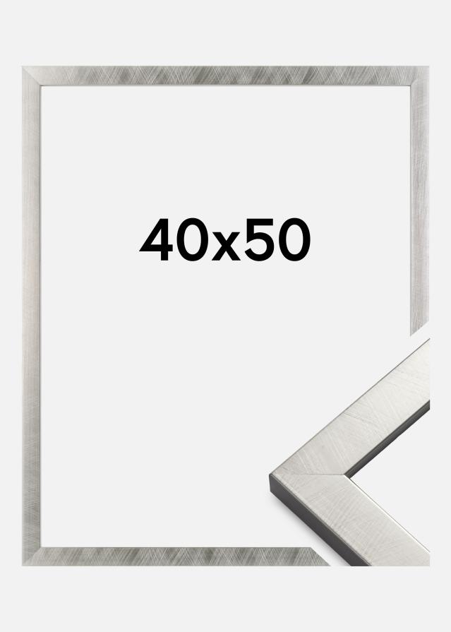 Ram Uppsala Akrylglas Silver 40x50 cm