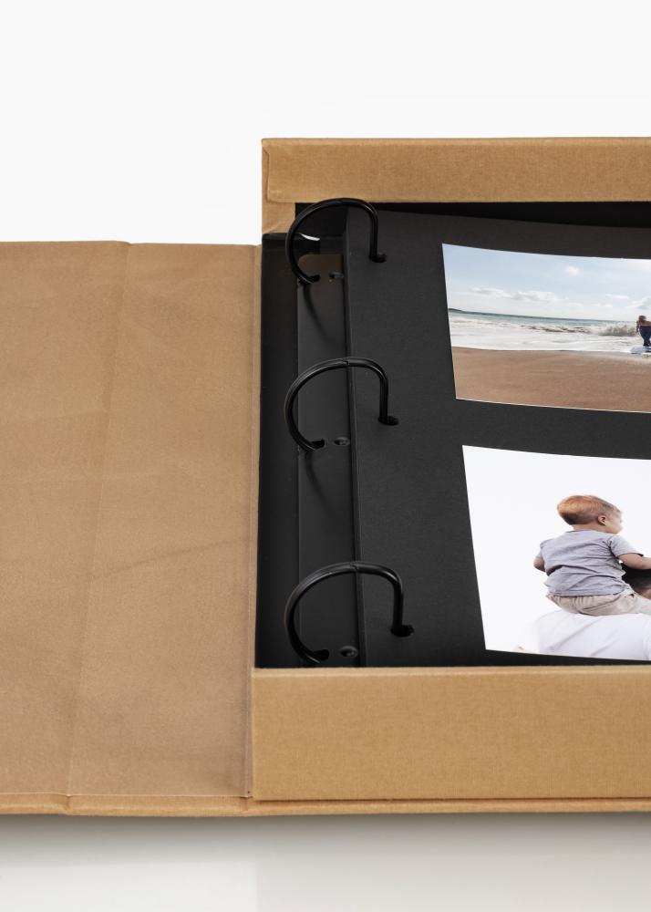 KAILA ONE OF A KIND Manilla - Coffee Table Photo Album (60 Svarta Sidor)