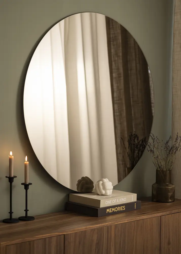 KAILA Rund Spegel Dark Bronze 110 cm Ø