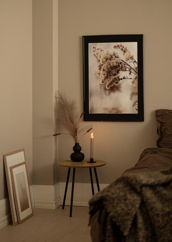 Ram Victoria Svart 50x70 cm - Passepartout Svart 33x56 cm