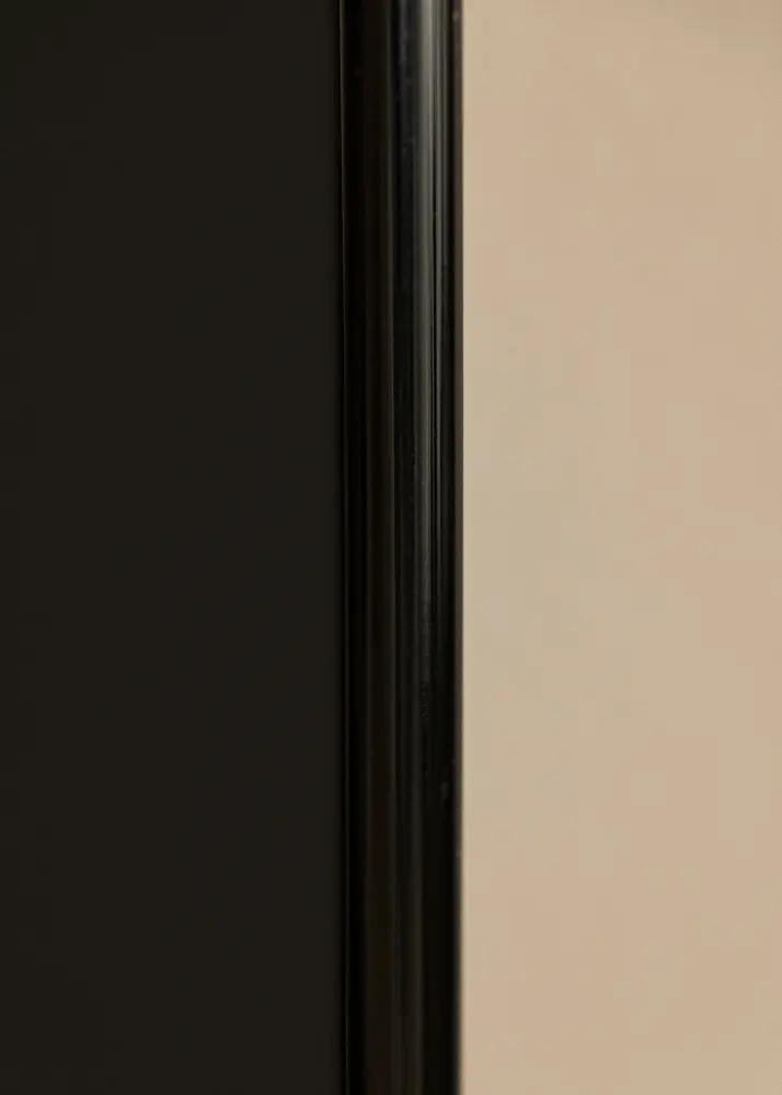 Ram Victoria Svart 70x100 cm - Passepartout Svart 59,4x84 cm (A1)