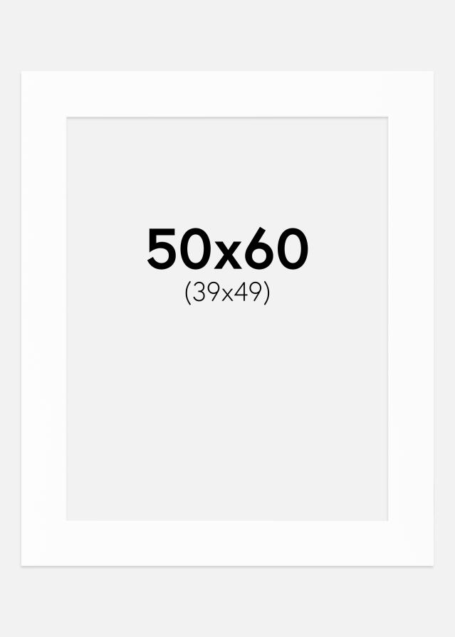 Passepartout Canson Vit (Vit kärna) 50x60 cm (39x49)