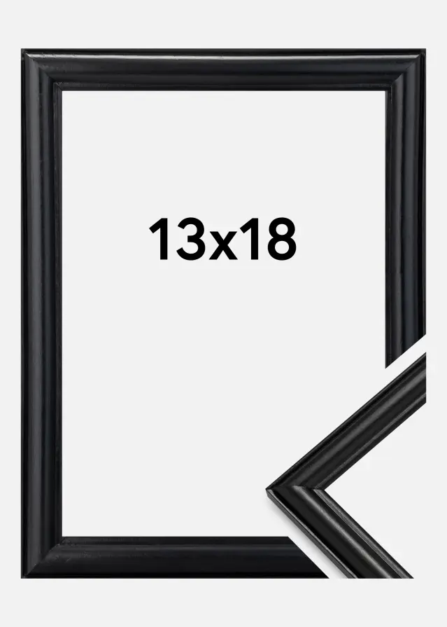 Ram Line Svart 13x18 cm