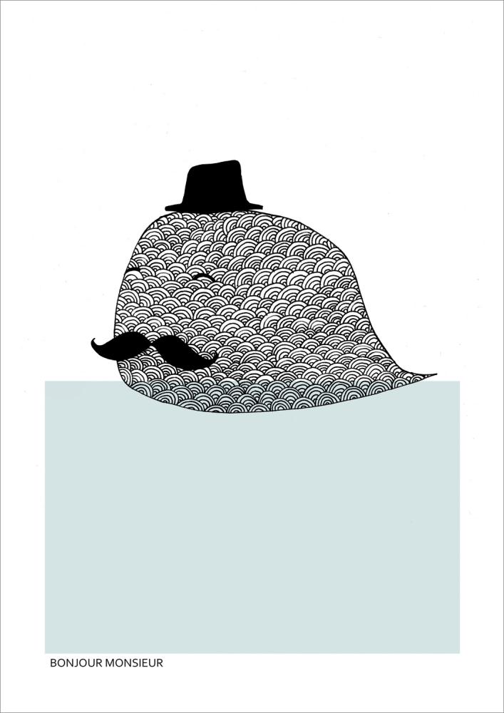 Magdaty - Bonjour monsieur - 30x40 cm Poster