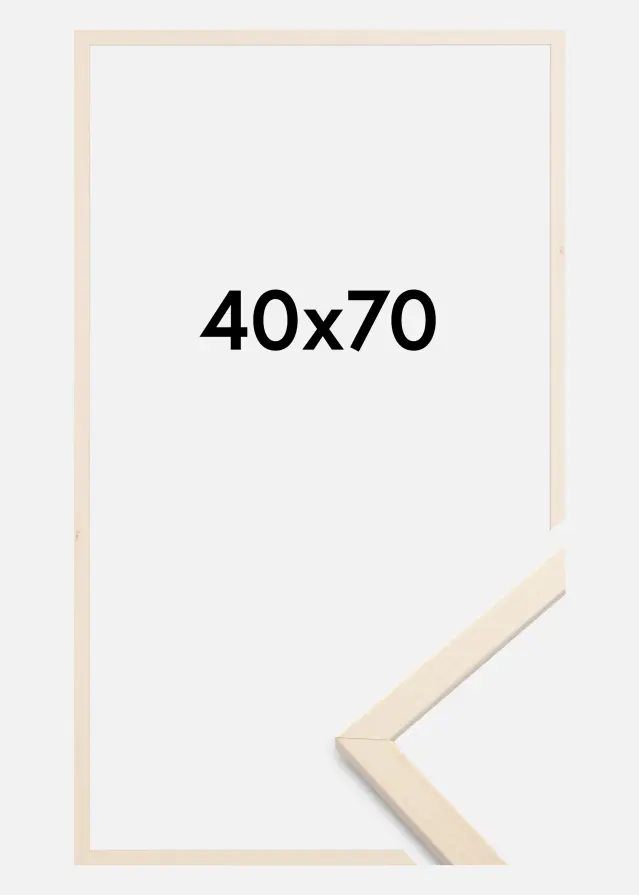 Ram Edsbyn Akrylglas Lönn 40x70 cm