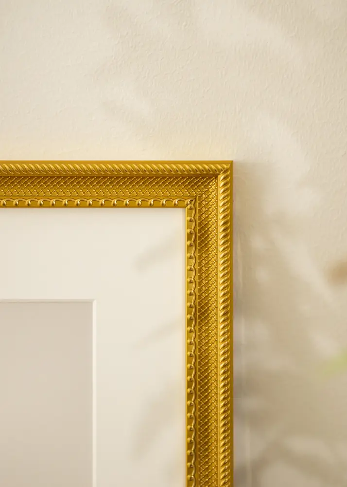 Ram Lattice Akrylglas Guld 59,4x84 cm (A1)