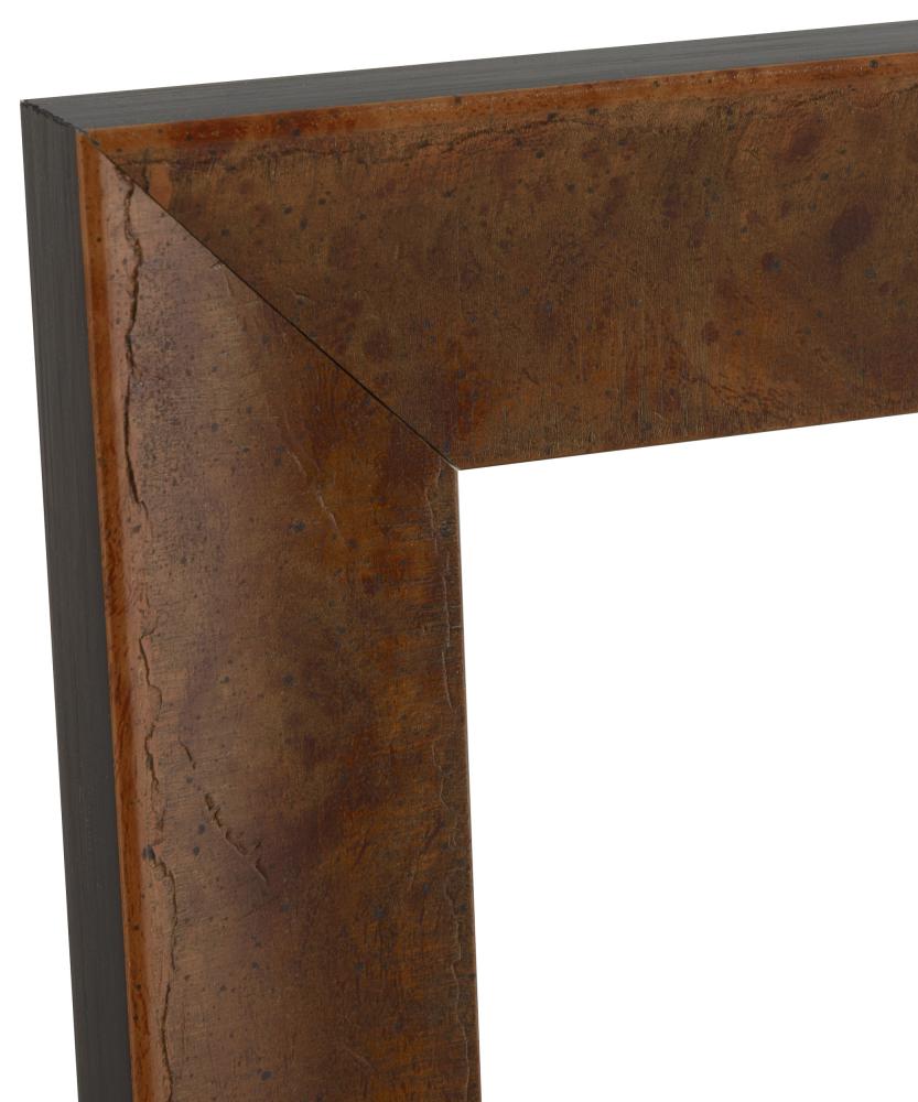 Spegel Ribe Ljusbrun rotfanér - Egna mått