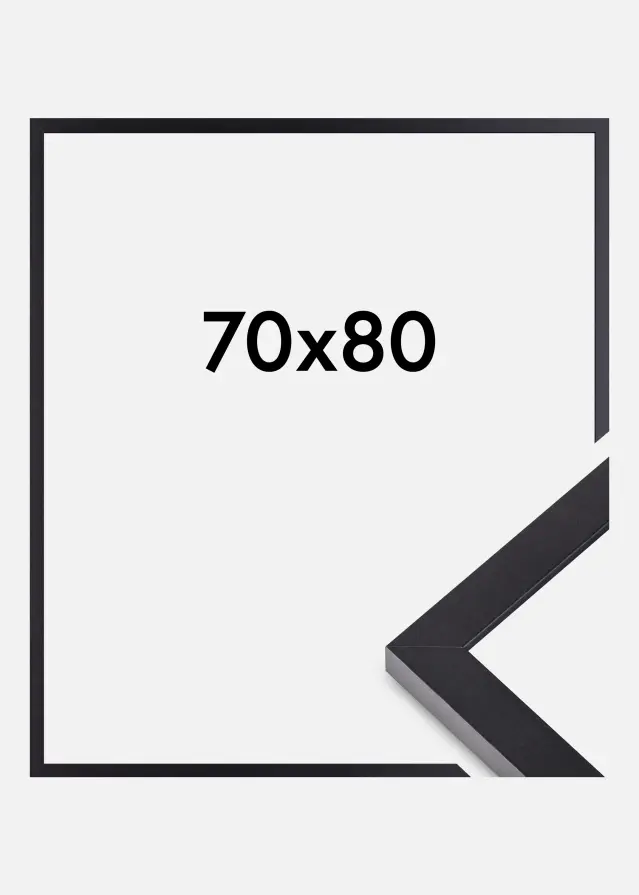 Ram Selection Akrylglas Svart 70x80 cm