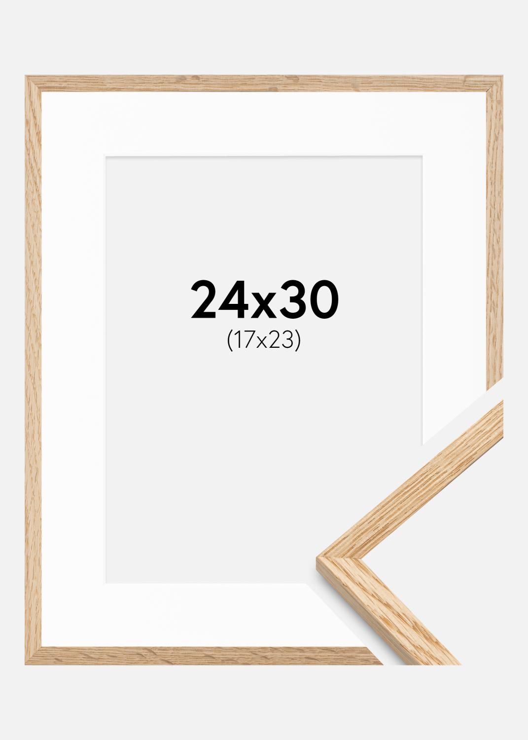 Product Image for Ram Tunn Ek 24x30 cm - Passepartout Vit 18x24 cm